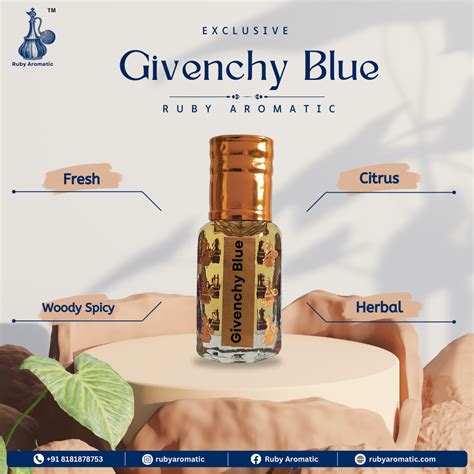 givenchy blue attar|Givenchy Blue Attar – Ruby Aromatic.